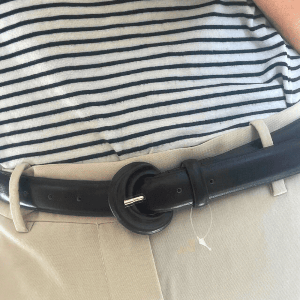 Cinto de Couro - Cinto de Couro Feminino - Cinto B&aacute;sico de Couro - Cinto Feminino B&aacute;sico -fils